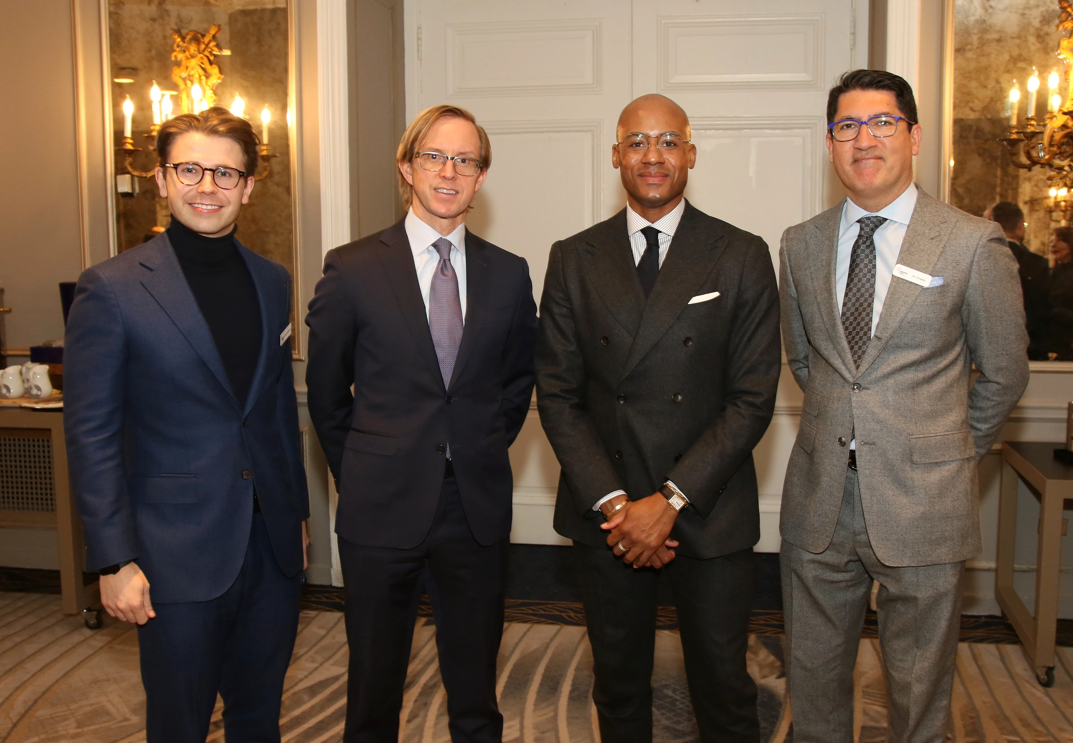 Dale McDermott with fellow board members of the Canadian Club Toronto