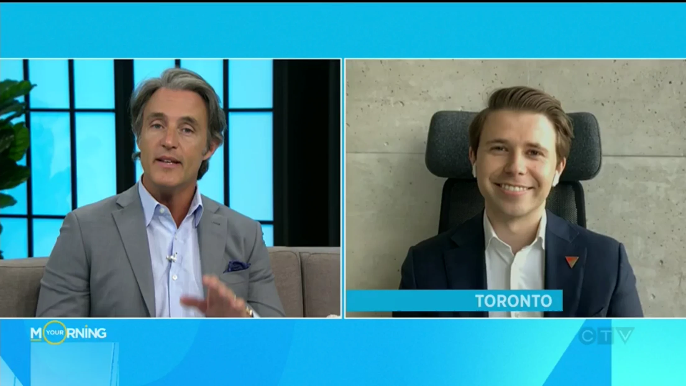 Dale McDermott interviewed by Ben Mulroney on CTV's Your Morning