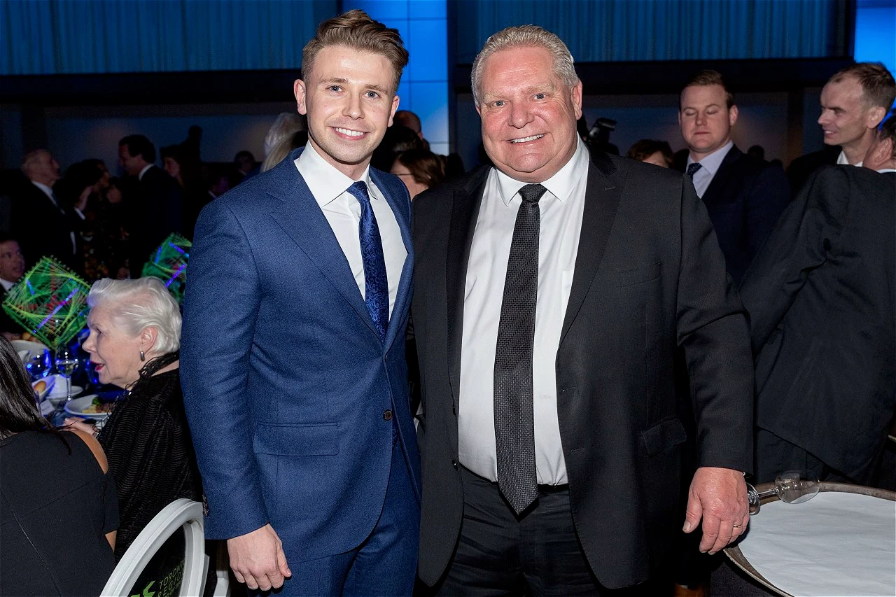 Dale McDermott with Doug Ford, Premier of Ontario