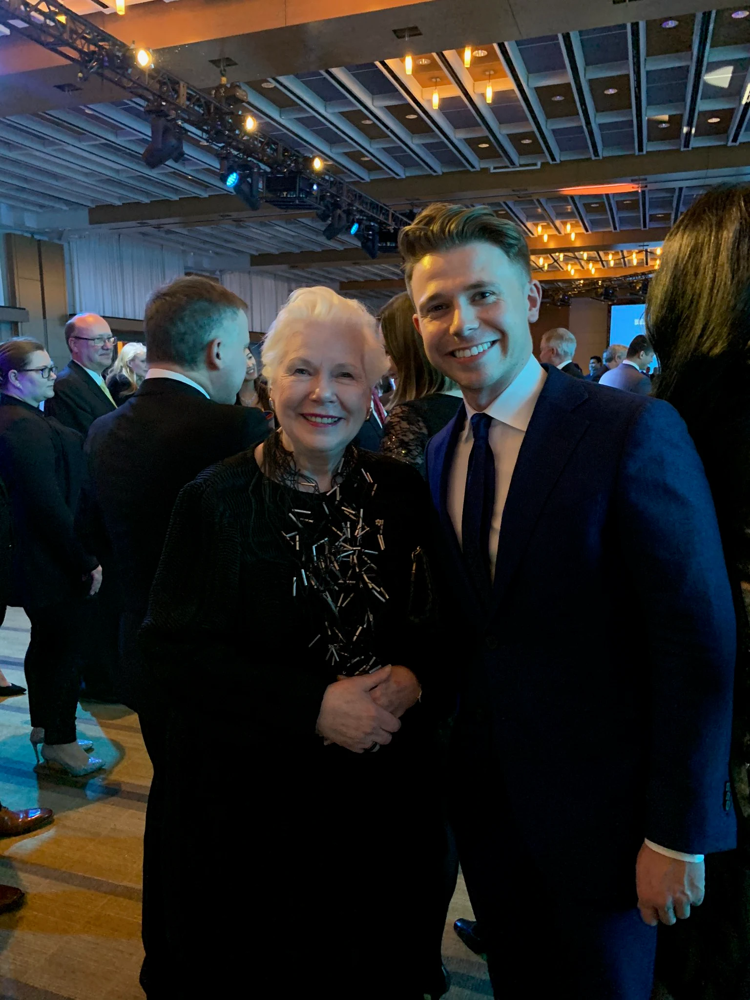 Dale McDermott with Elizabeth Dowdeswell, Lieutenant Governor of Ontario